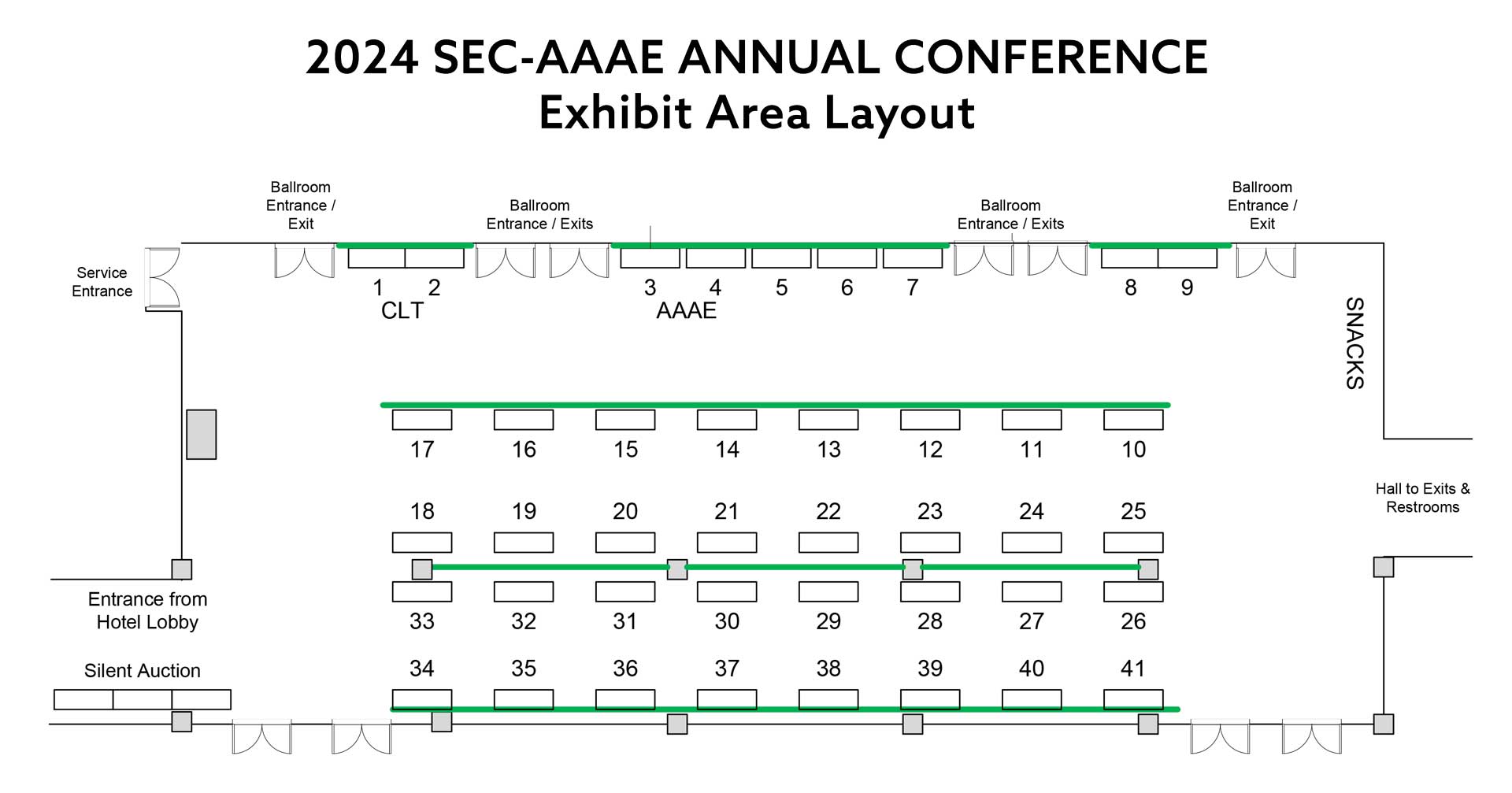 Exhibition Area Layout SECAAAE Annual Conference