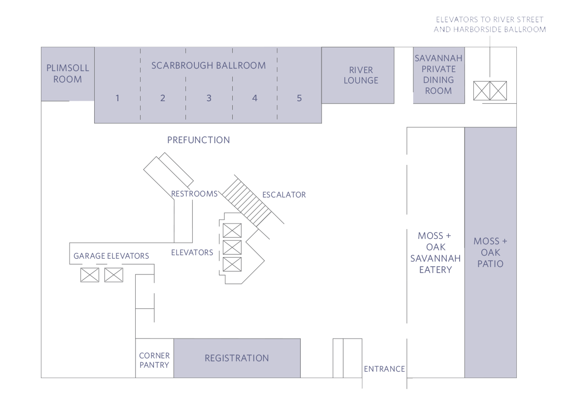 Hyatt Map - Main Floor/Lobby