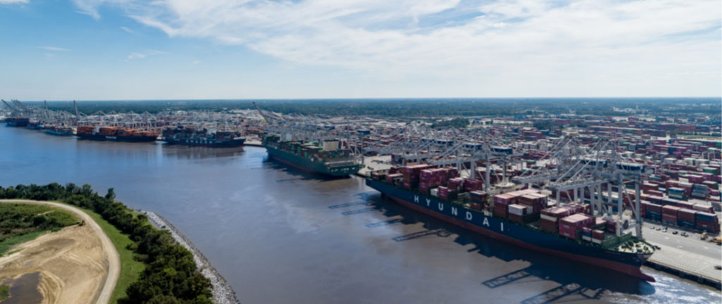 Georgia Ports Authority Banner Image with River